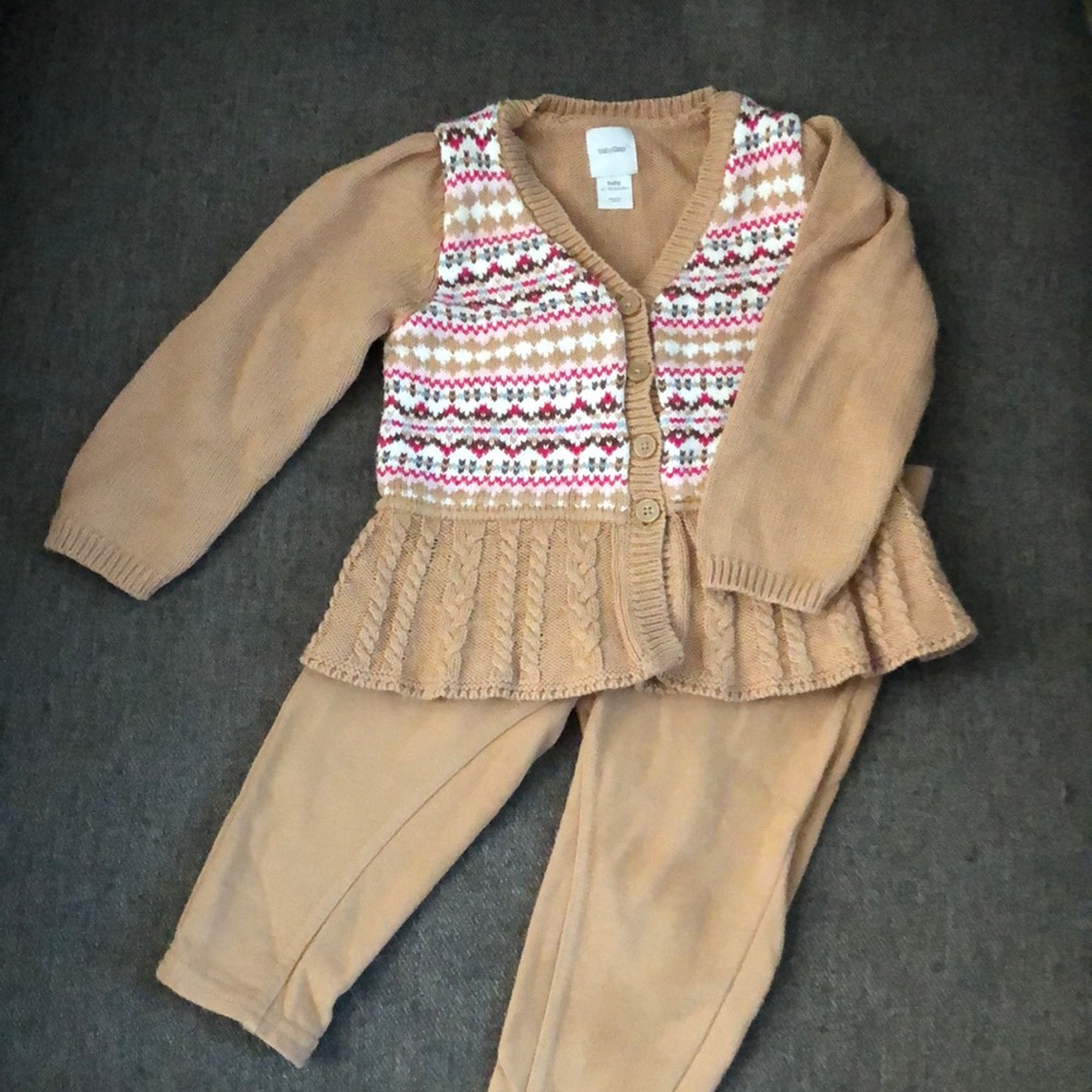 Baby Gap knit Sweater and Riding Pants